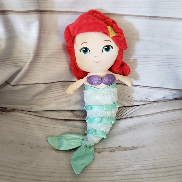 Disney Baby Ariel Princess Little Mermaid Plush Stuffed Toy 12 Inch 2023 - Picture 1 of 10